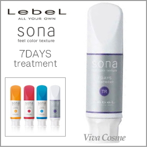 LabeL,  Sona, feel color texture, 7DAYS hair treatments shampoo  80 ml